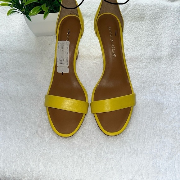 Antonio melani Yellow Heels Elegant Satin Design - Picture 12 of 13